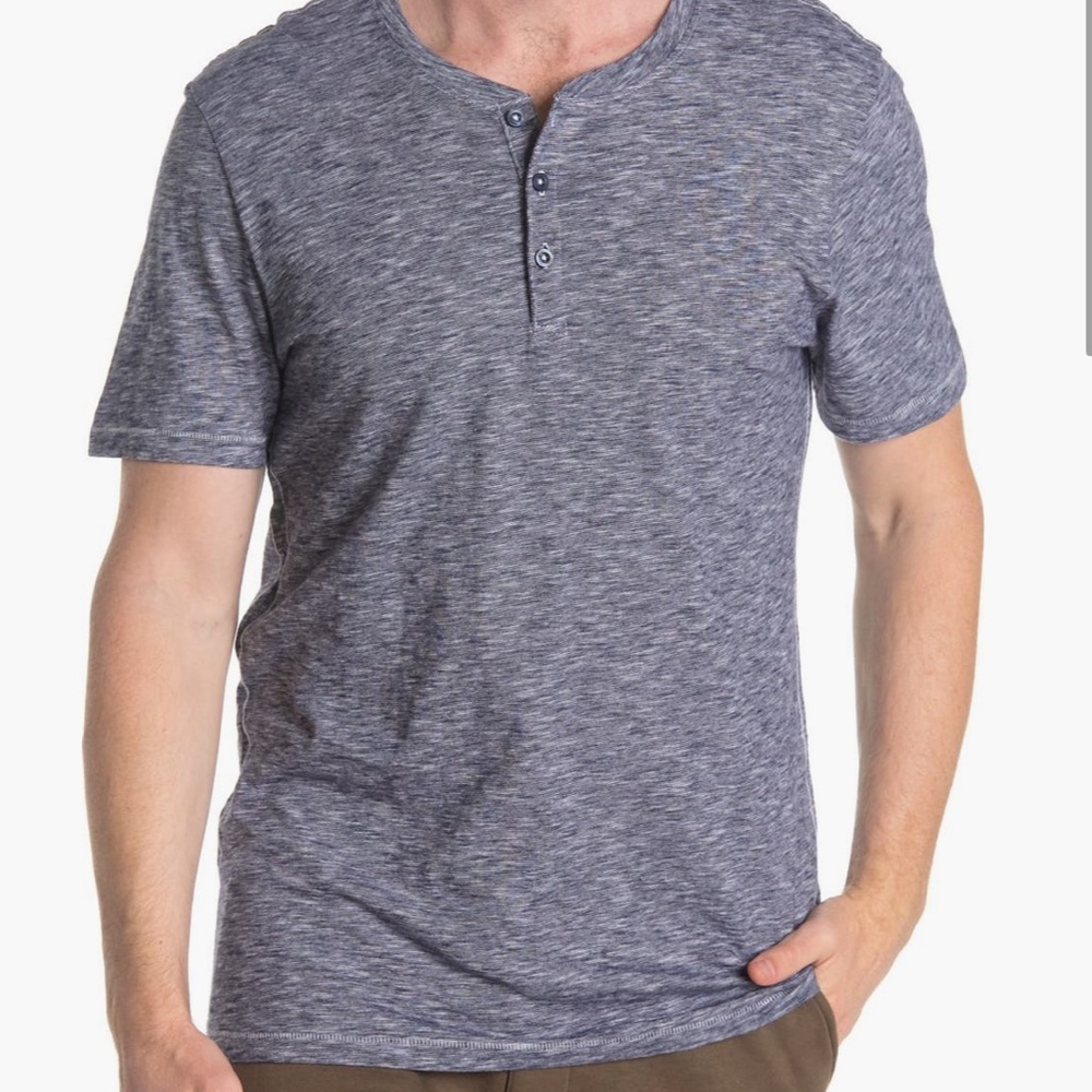 Abound Blue Henley, Medium